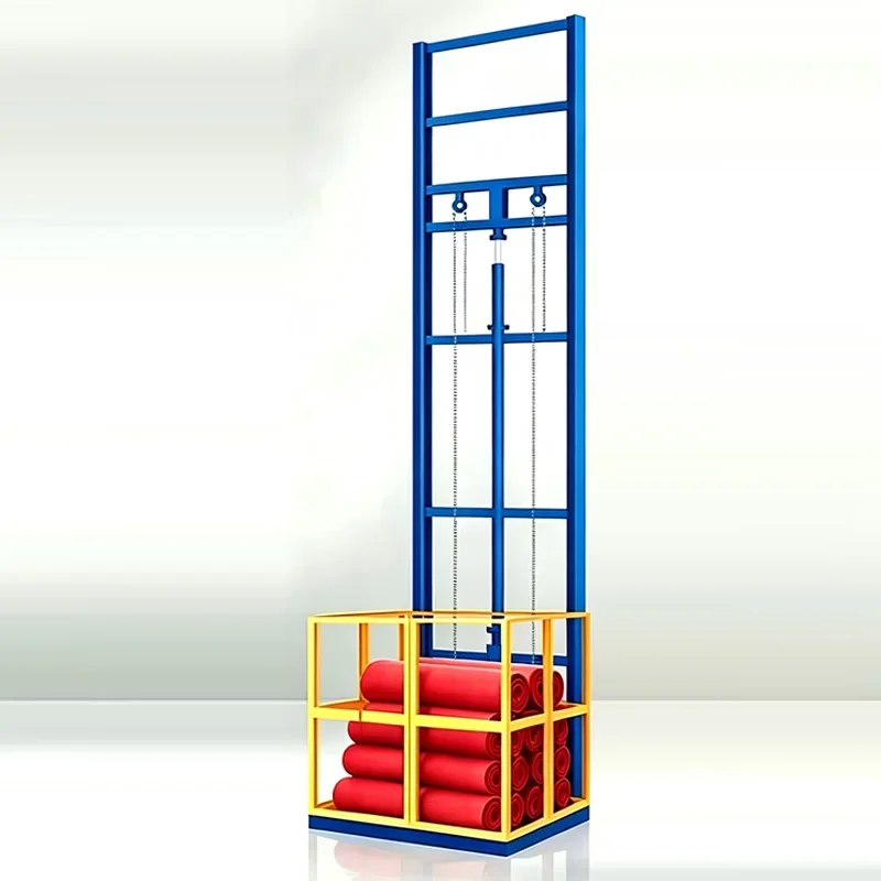 Hydraulic Freight Elevator, Warehouse Logistics Loading Platform Utilizes Interlocked Control of Fixed Lifts(Customized)