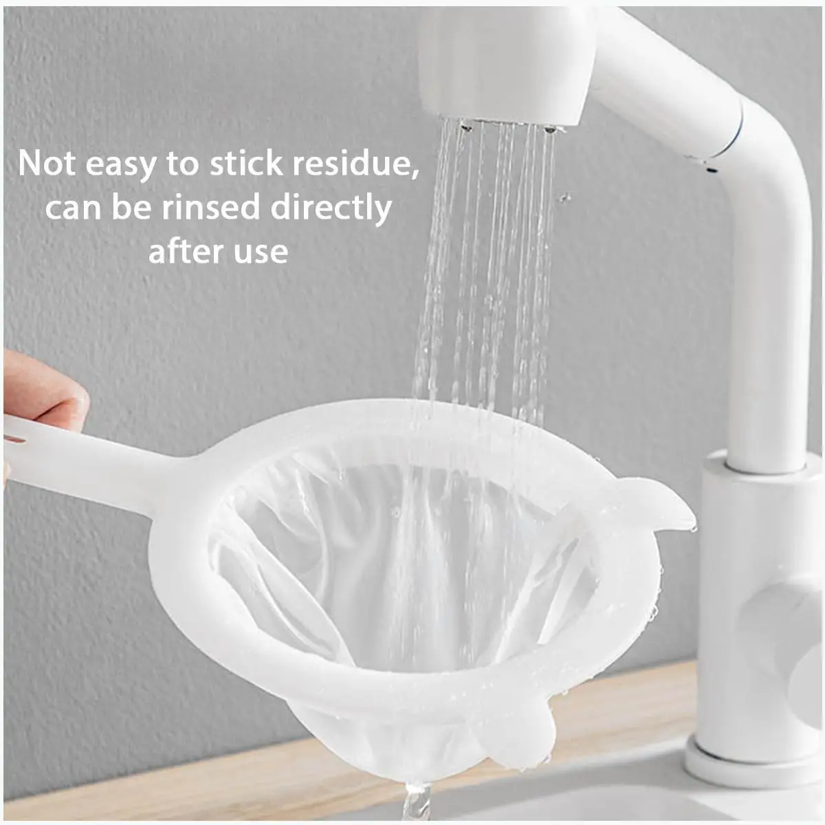 

1pc Fine screen filter, yogurt filter, juice filter after juice extraction, milk tea, nut milk, soybean milk, juice, yogurt, cof