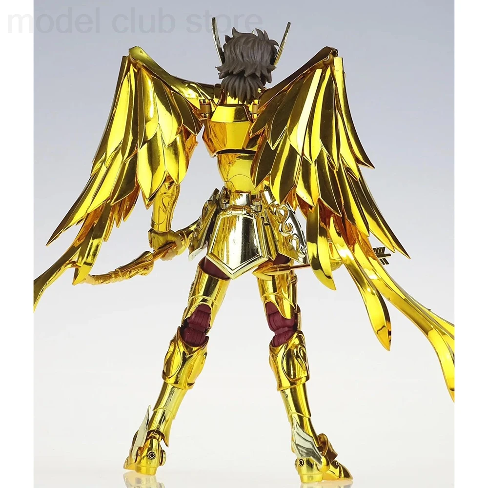 In stock CS Model Saint Seiya Myth Cloth EX Sagittarius Aiolos Knights of the Zodiac Anime 24K Metal Armor Action Figure Toys