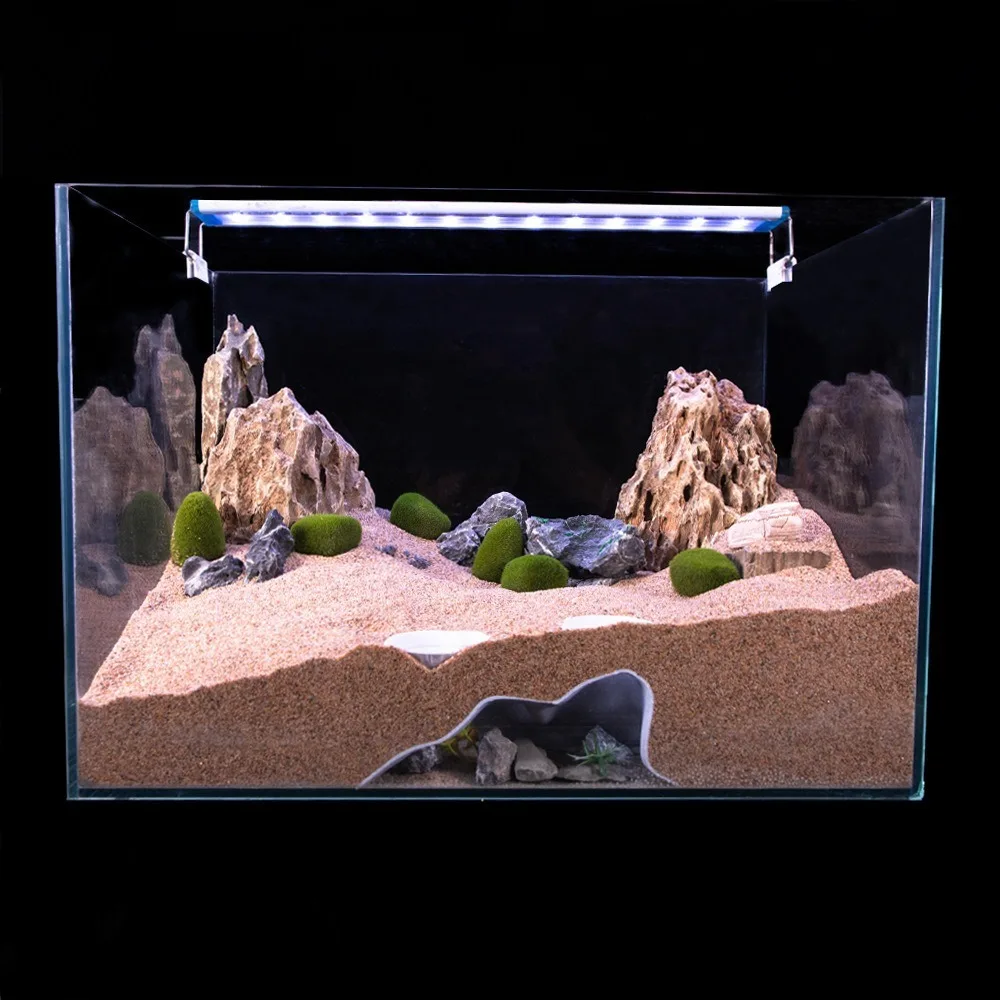 إخفاء الكهوف ثلاثية الأبعاد الطباعة نفق الأسماك البلاستيك المظهر الطبيعي الروبيان الاصطناعي كهف لدغ نفق تربية عش تربية الأسماك