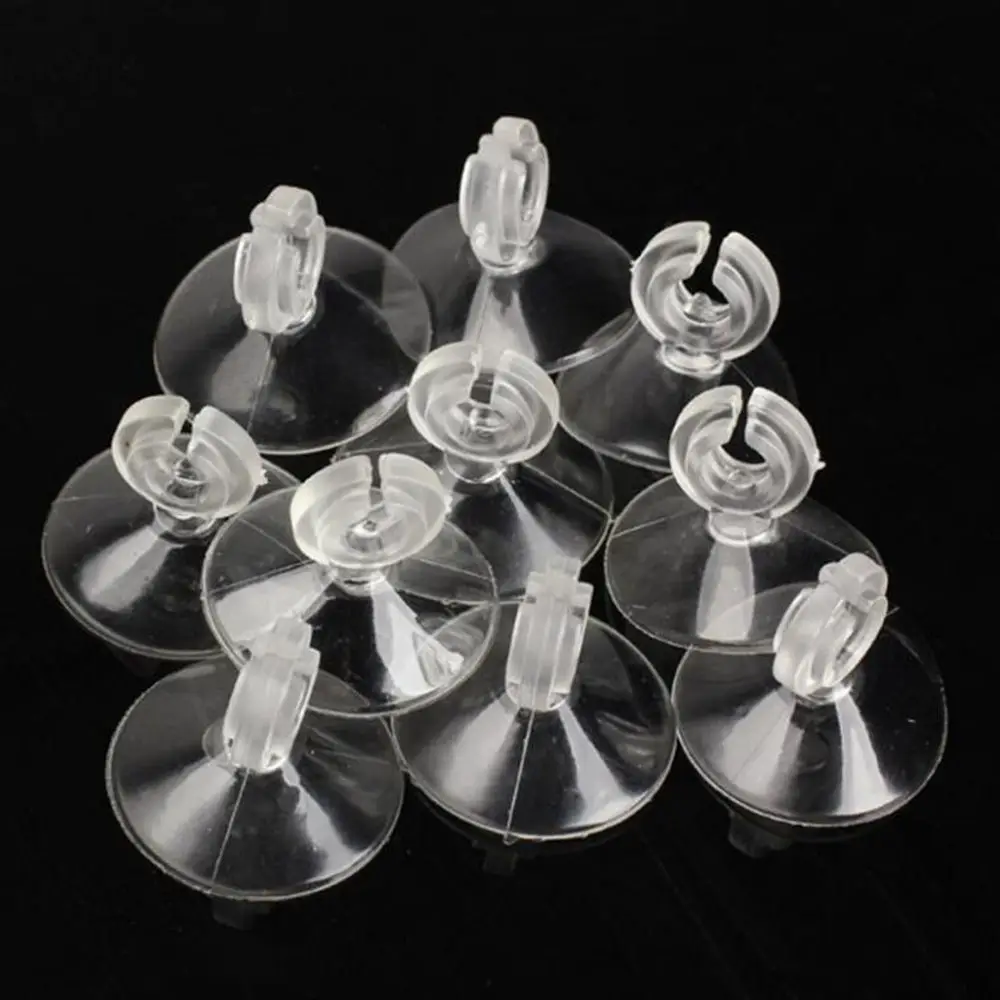 10 PCS 4/6mm Air Pumps Accessories Practical Cup Holder Sucker for Fish Tank Tube Sucker Aquarium Suction Sucker