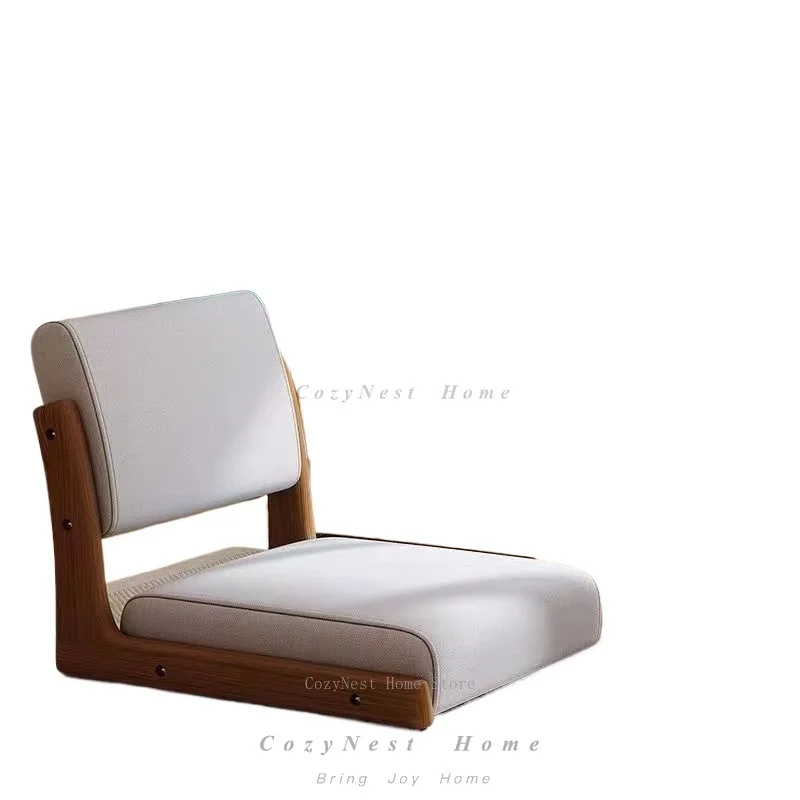 No Legs Bed Chair Tatami Seat Japanese Backrest Stool Solid Wood Bay Window Floor Chair For Japanese Room Home
