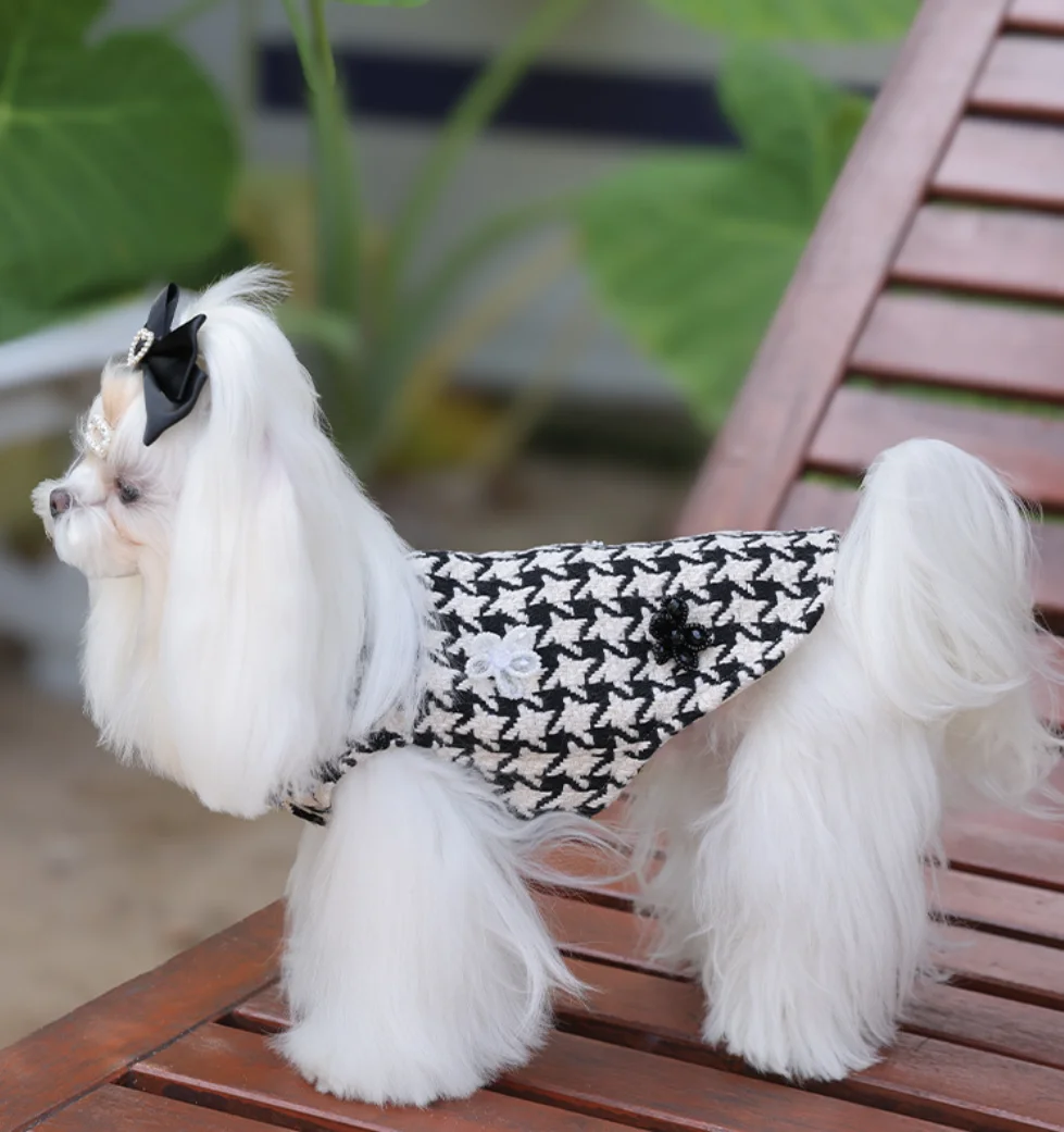 

Classic Luxury Brand Designs Pet Clothes Autumn Winter Dog Puppy Coat