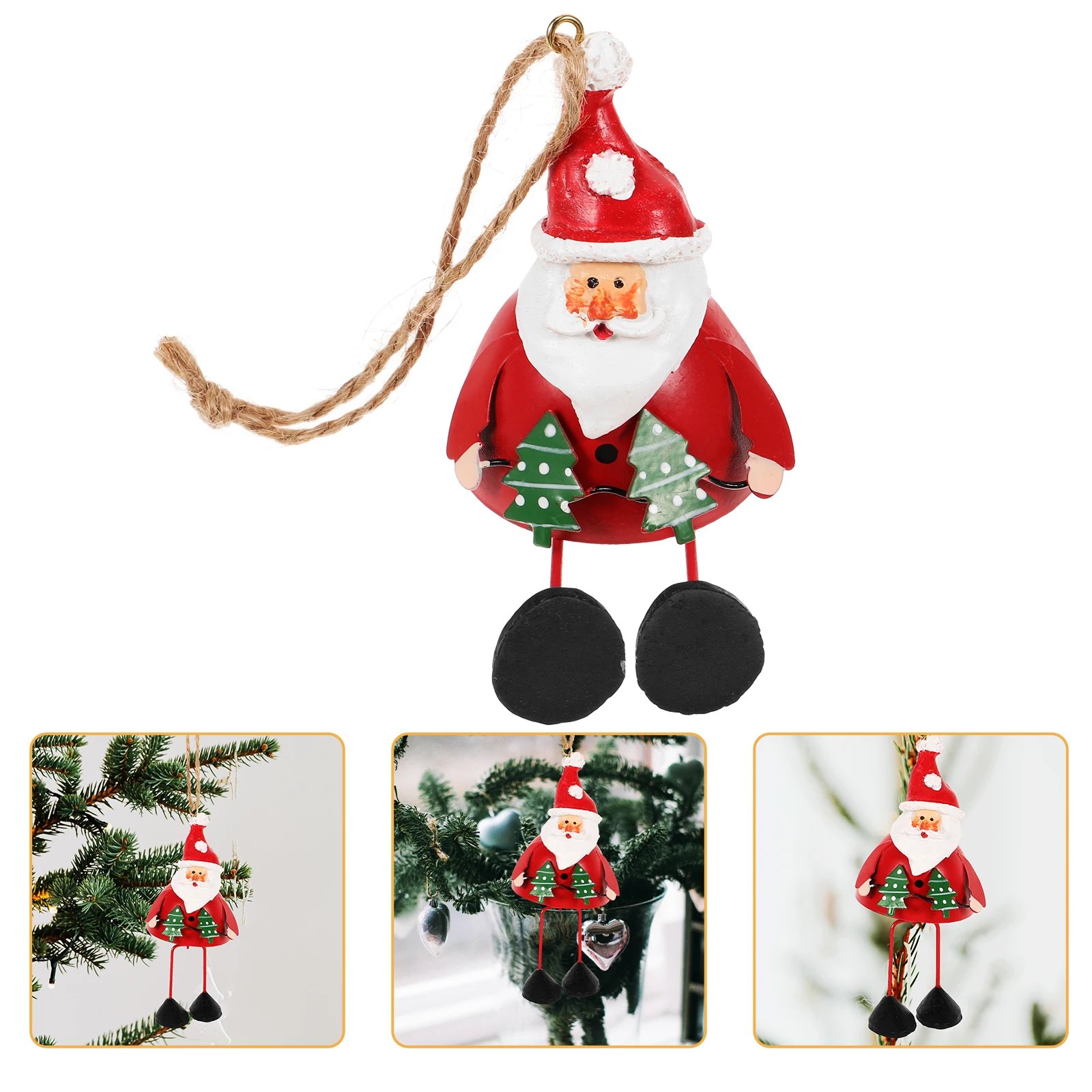 

1pcs Christmas Tree Pendant Xmas Resin Hanging Ornament Festive Party Props Holiday Decor Tree Wall Window Supplies