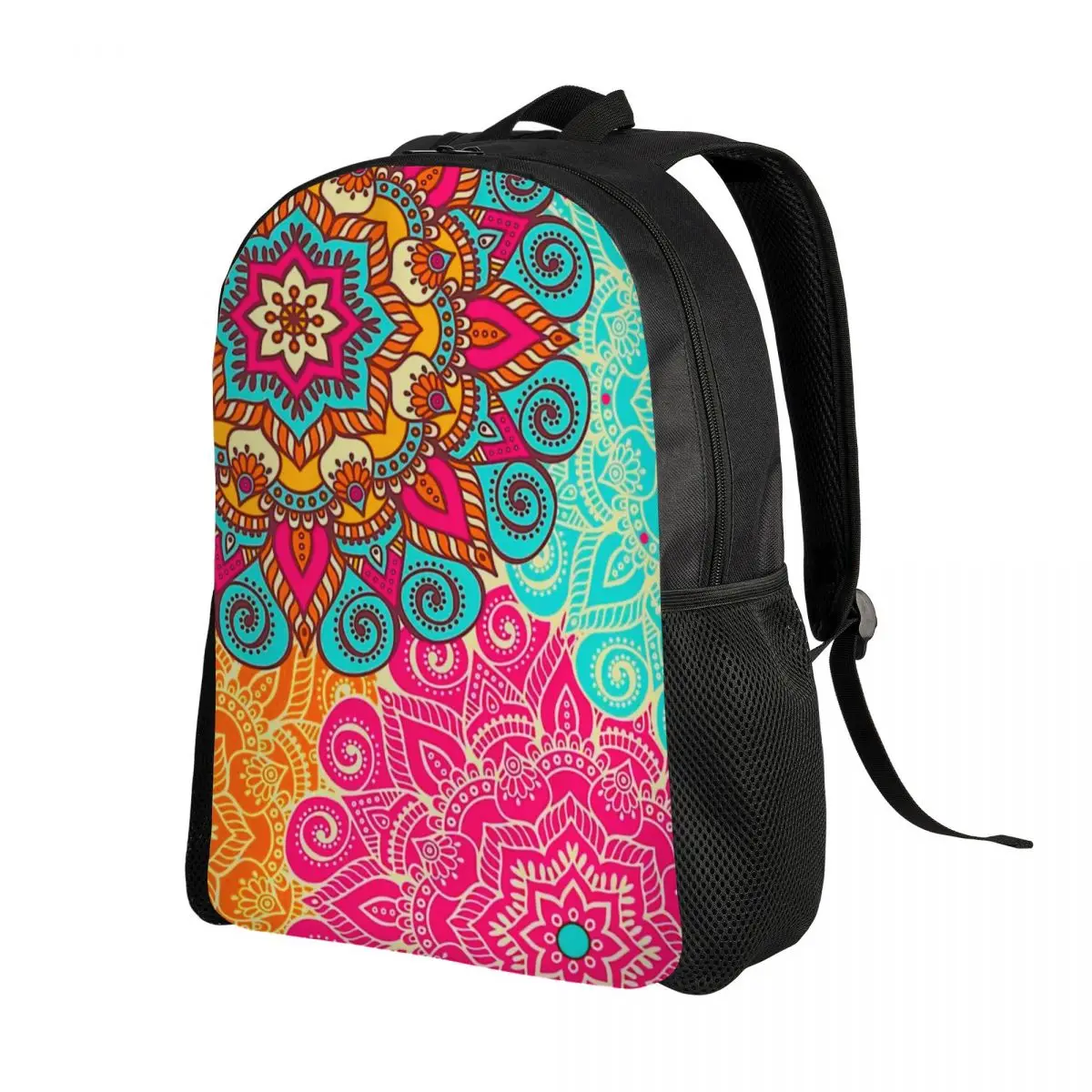 Mandala Flower Deanfun Colorful Travel Backpack Women Men School Laptop Bookbag College Student Daypack Bags