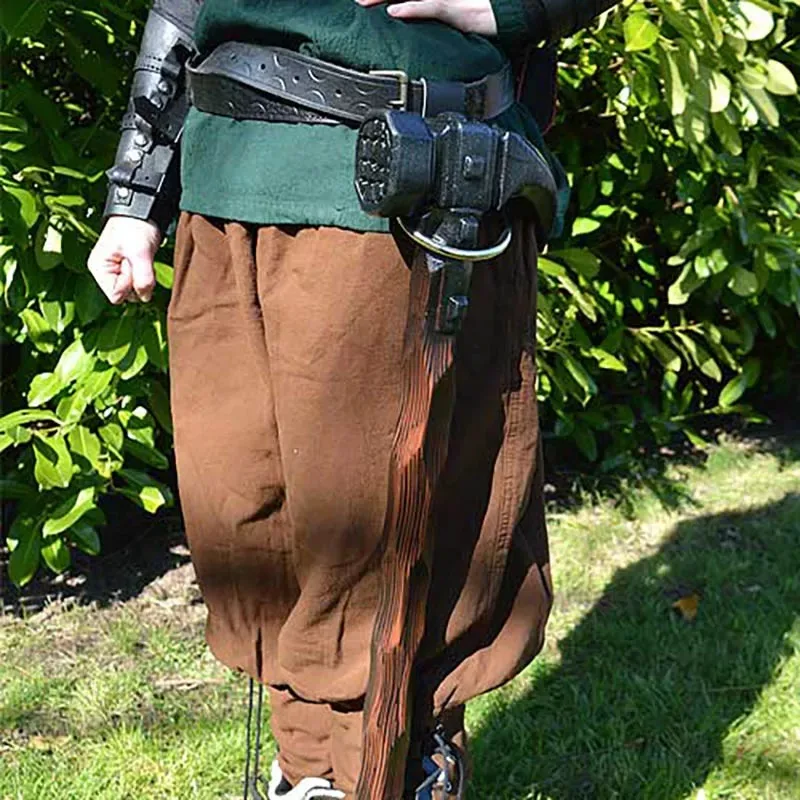 Medieval viking martelo machado machado titular espada de couro sapo machado tomahawk cabide cinto coldre guerreiro cosplay traje para larp