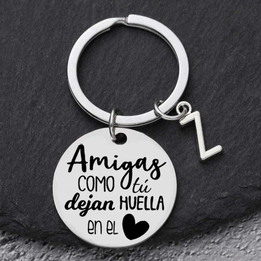 سلسلة مفاتيح من الفولاذ المقاوم للصدأ - هدية مثالية للأخوات والأفضل الأصدقاء | مثالية لأعياد الميلاد والتخرج وعيد الميلاد #6