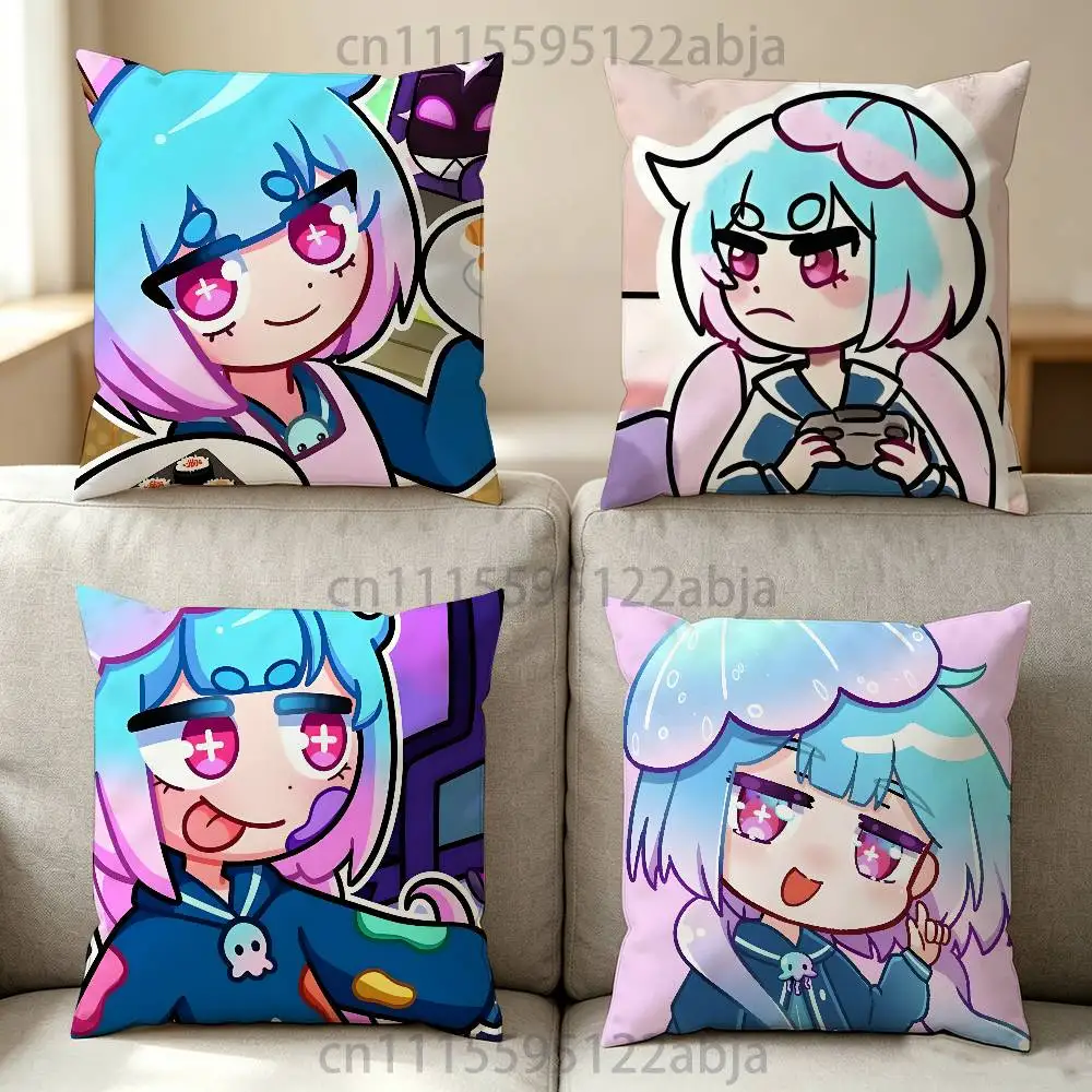 SUNNY T-Turma da Batatinha Throw Pillow Case 50x50cm DIY Square Pillowcase Square Office Cushion Cover