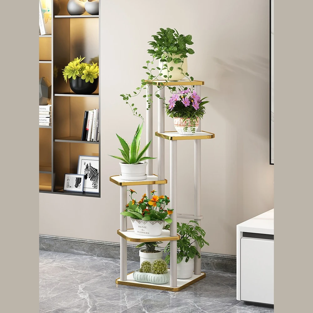 New Ultra Extra Large Premium Sturdy Light Luxury Floor-Standing Multi-Tier Plant Shelf for Living Room & Balcony, Indoor Pothos