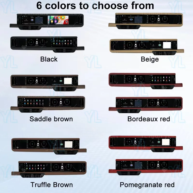 

YYL двойной экран для Porsche Cayenne 2010-2017 2018-2023, обновленный интерактивный Android 14 Carplay, мультимедийное видео 12,3 + 12,3 дюйма