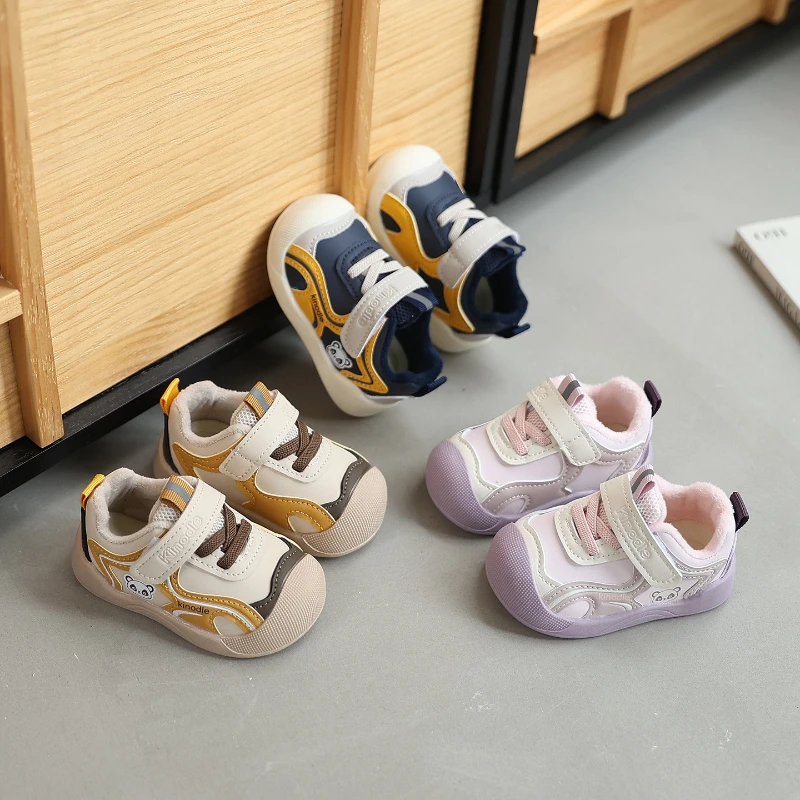 

Fashion Baby Shoes 2025 Winter New Kids Sneaker Cute Versatile Girls Casual Shoes Comfort Non Slip Boys' Baby First Walkers