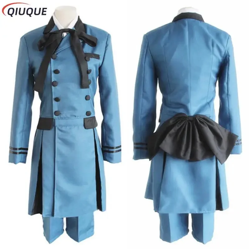 

Аниме Черный дворецкий 2 Blackrock Ciel Phantom Косплей Костюм Очарование Young Master Sebastian Noble Хэллоуин Карнавальный костюм для вечеринки