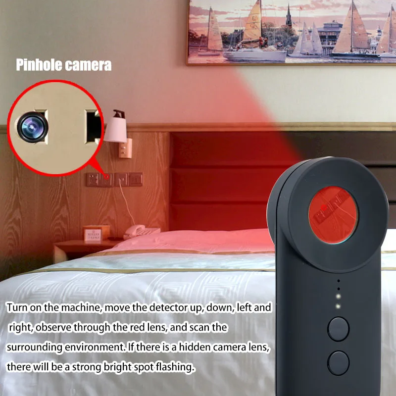 Anti Tracking Eavesdropping Stealing Anti Candid Hidden Camera Detector Pinhole Camera Infrared Camera Prevent Car GPS Track GD3