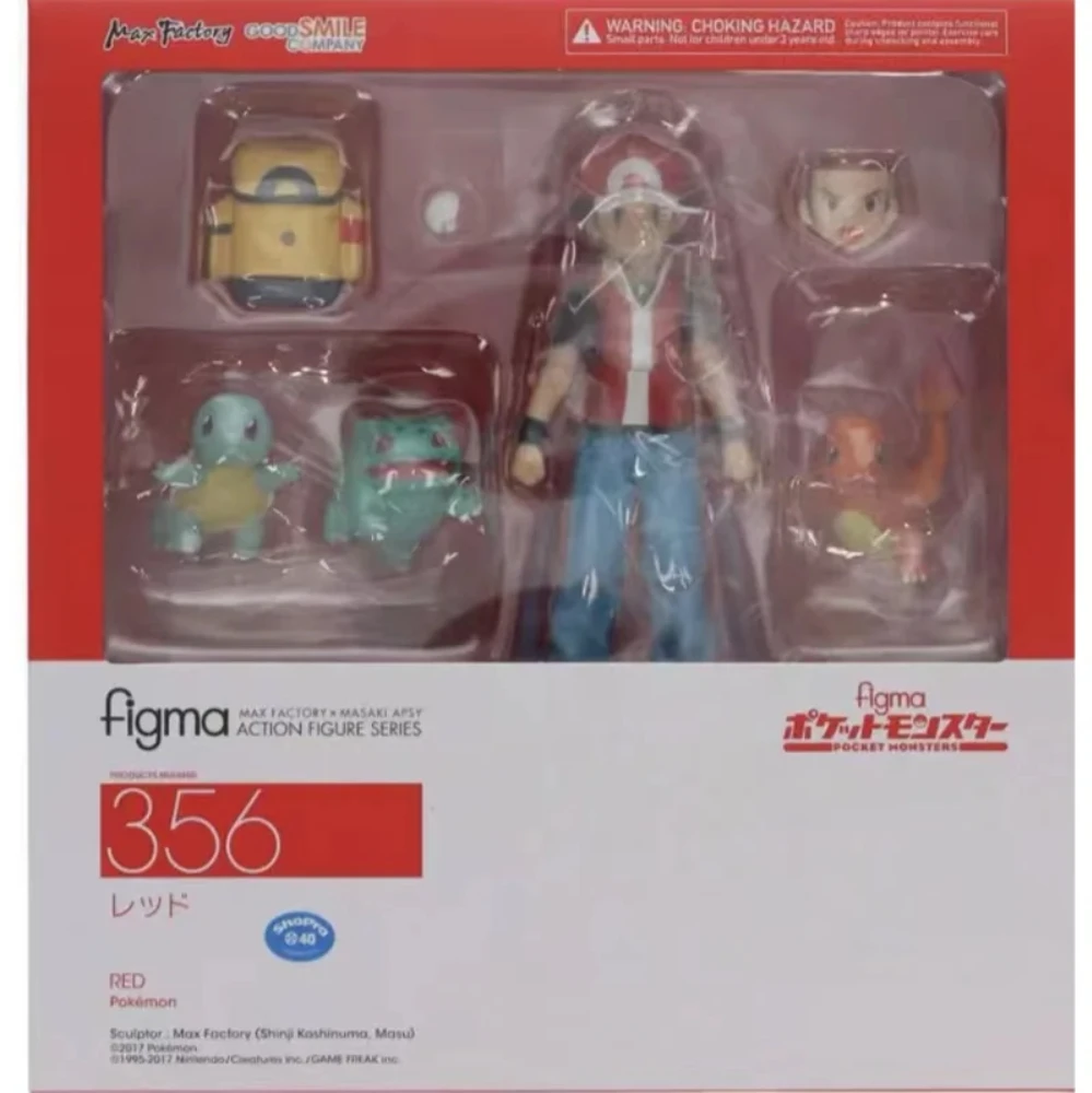 Pokémon Anime Action Figures, Modelo de coleção Brinquedos, Monstros de Bolso, Pikachu, Cinza Vermelha, Ketchum, Venusaur, 100% Original, Em Stock, 356