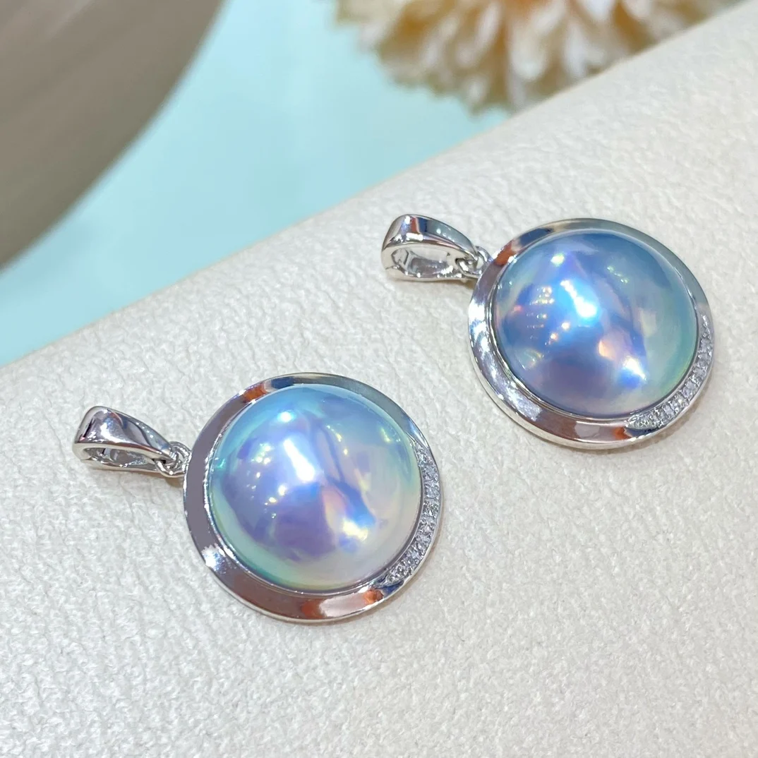 XX2024 Fine Jewelry 18K Gold Natural Ocean Sea Japan Pearl 13-14mm Pendants Necklaces for Women FIne Pearls Pendants