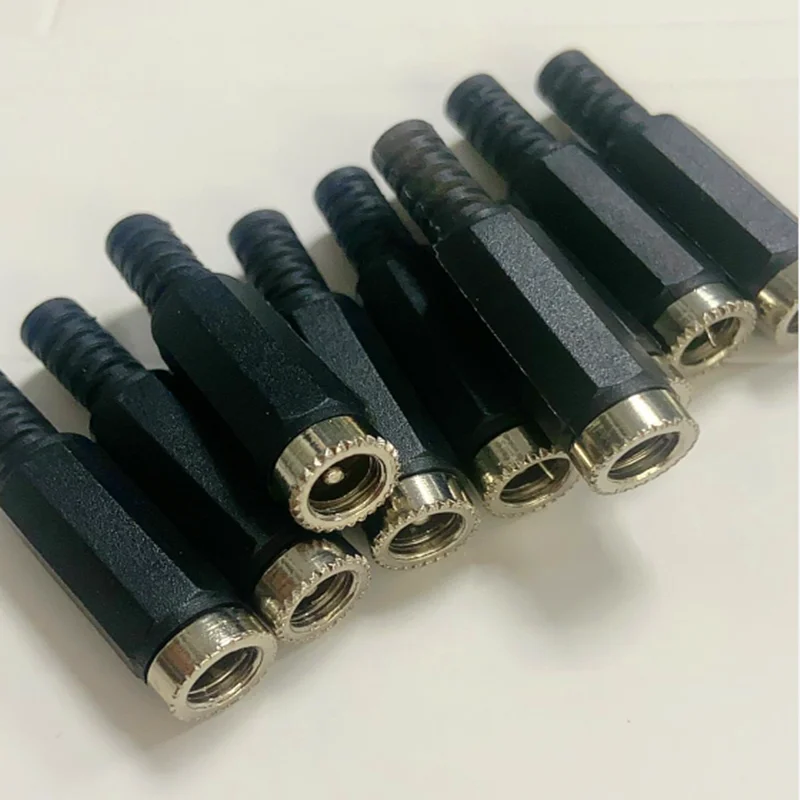 10 Pcs 2.1mm x 5.5mm Female DC Power Socket Jack Connector Adapter