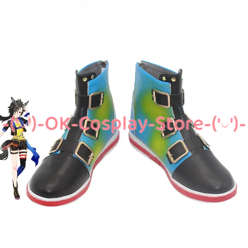 

Air Shakur Cosplay Shoes Game Pretty Derby Cosplay Props PU Leather Shoes Halloween Carnival Boots Custom Made