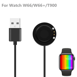USB Charging Cable Magnetic Power Adapter Smartwatch Charge Cord Portable Charger Wire Dock Station for W66 Smart Watch