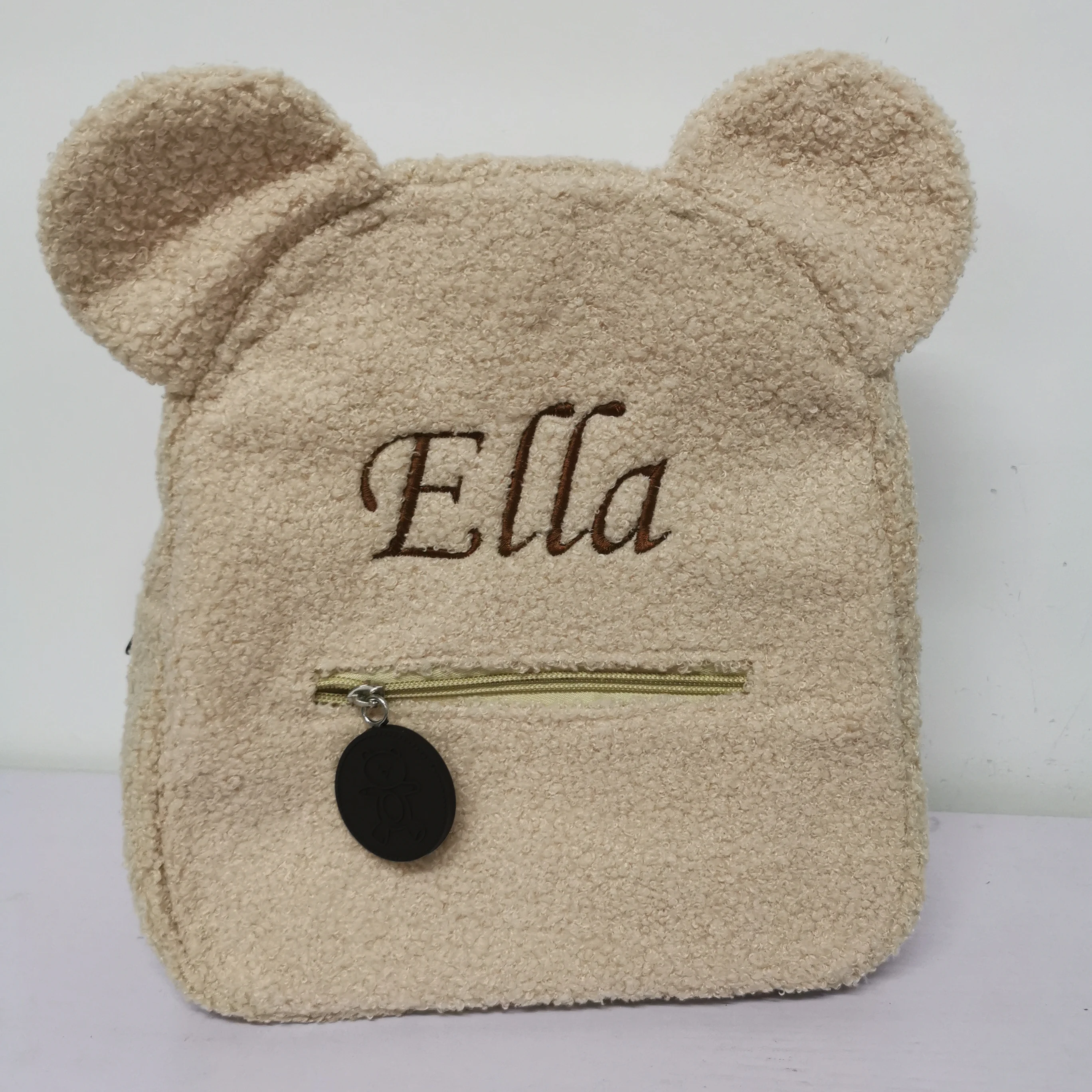 

Embroidered Any Name Teddy Bear Backpack Custom Kids Portable Travel Shopping Bag Rucksack Children's School Backpacks