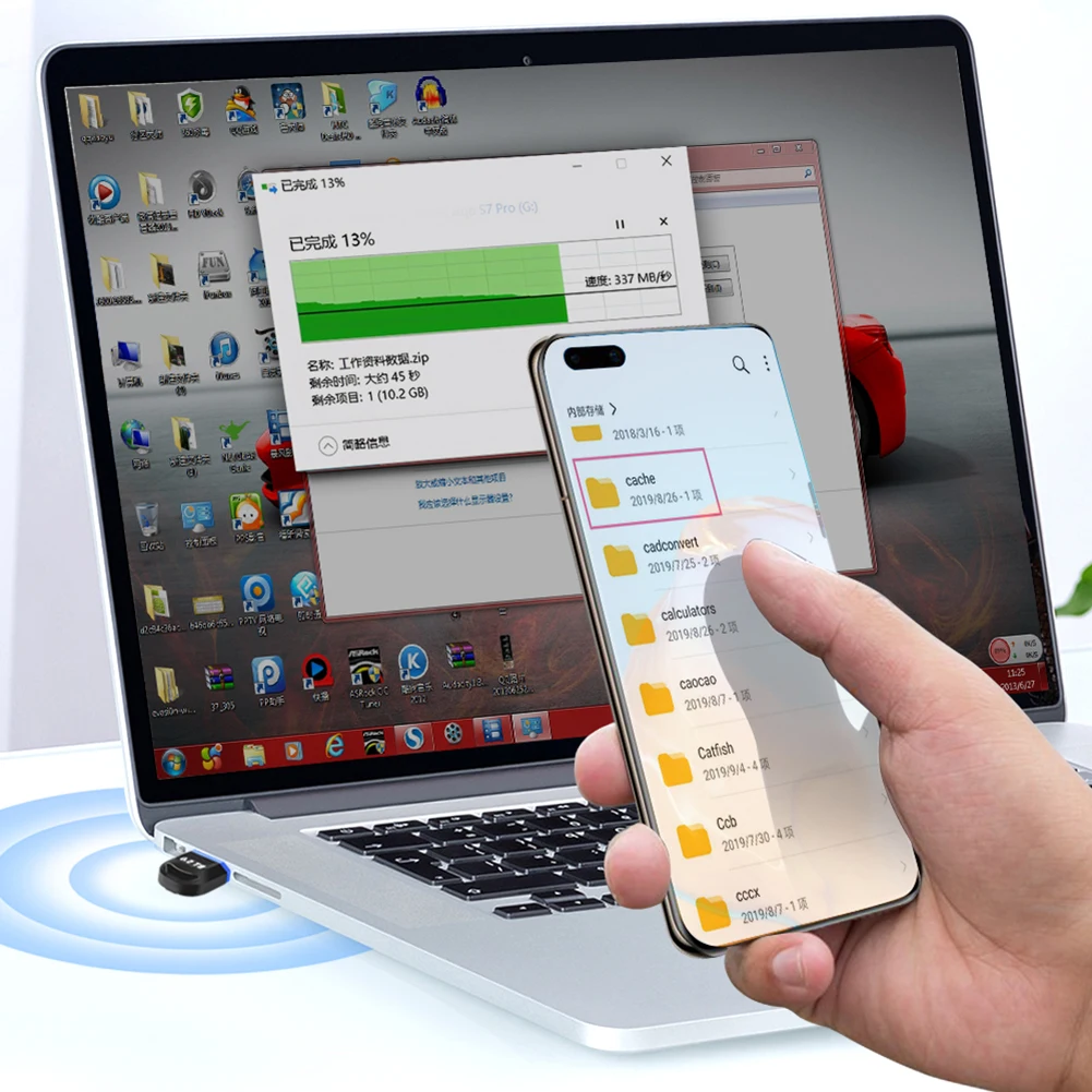 BT6.0 小型レシーバー トランスミッター USB2.0/3.0 音楽オーディオレシーバー 低遅延 ドライバー不要の USB トランスミッター キーボード/マウス用