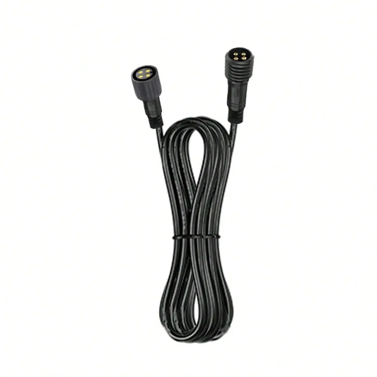 9.8FT Boat Light Extension Cable Wire Cord- 22AWG 4-Core Wire, For 5050 Outdoor RGB Strip Lights, RV, Marine Lighting (1)