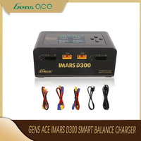 Gens Ace IMARS D300 Smart Balance Charger Dual Channel Lipo Battery Charger G-Tech Series For RC FPV Airplane Drone Lipo