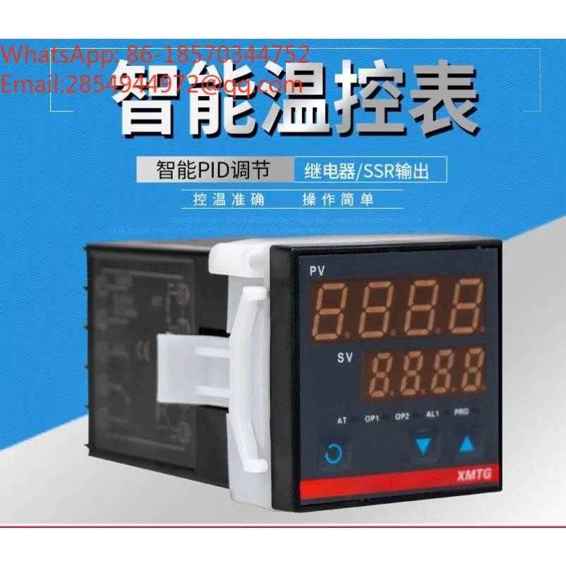 Intelligent PID Thermostat Temperature Control Relay Kpt100 Temperature Control Instrument Solid State XMTG-518