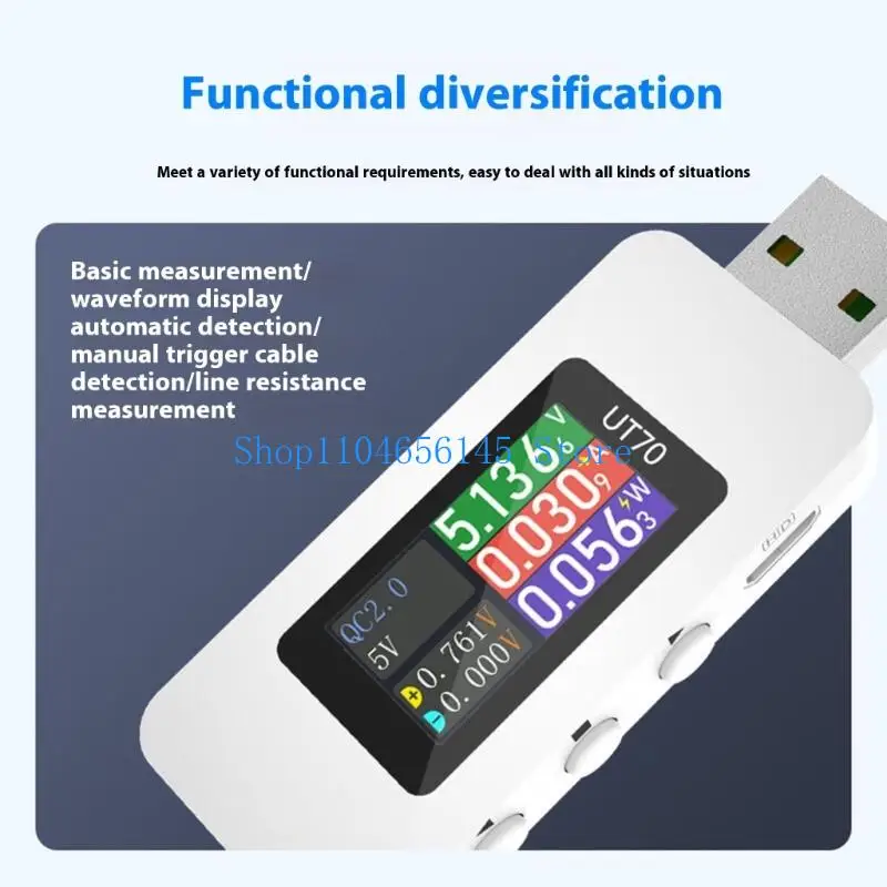 5asd Industrial Power Meter Current Tester With 100W E Marker Cable Support 40℃~90℃ Operations And Circuit Protective System