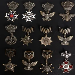 stylowy płaszcz odznaka dodatki odzieżowe krzyż korona Medal Pin Gorąco sprzedający się modny produkt Instagram