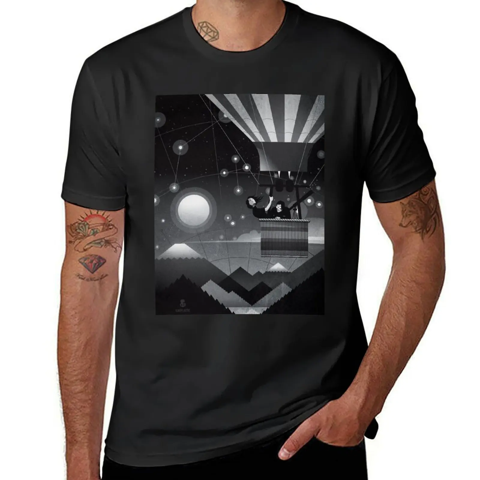 The globe T-Shirt quick drying shirts graphic tees big and tall t shirts for men