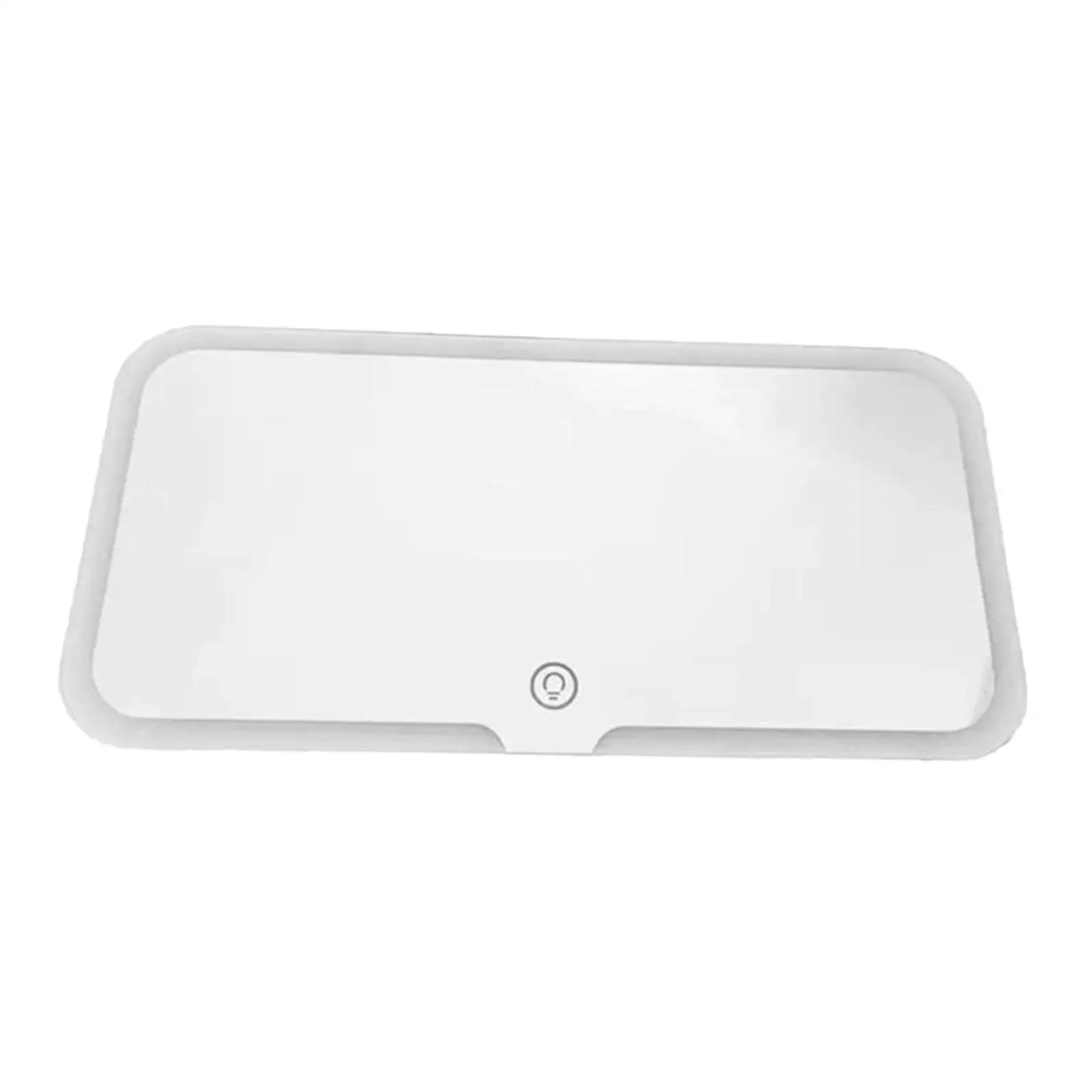 Generic Car Sun Visor Vanity Mirror Dimmable White Travel Cosmetic Mirror