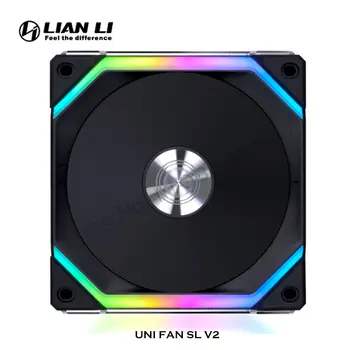 LIAN LI UNI FAN SL V2 SL120V2 रिवर्स ब्लेड 10% परफॉर्मेंस अपग्रेडेड वर्शन RGB फैन, सिंगल पैक, ब्लैक/व्हाइट 8 best sales फैन लियान ली - №1