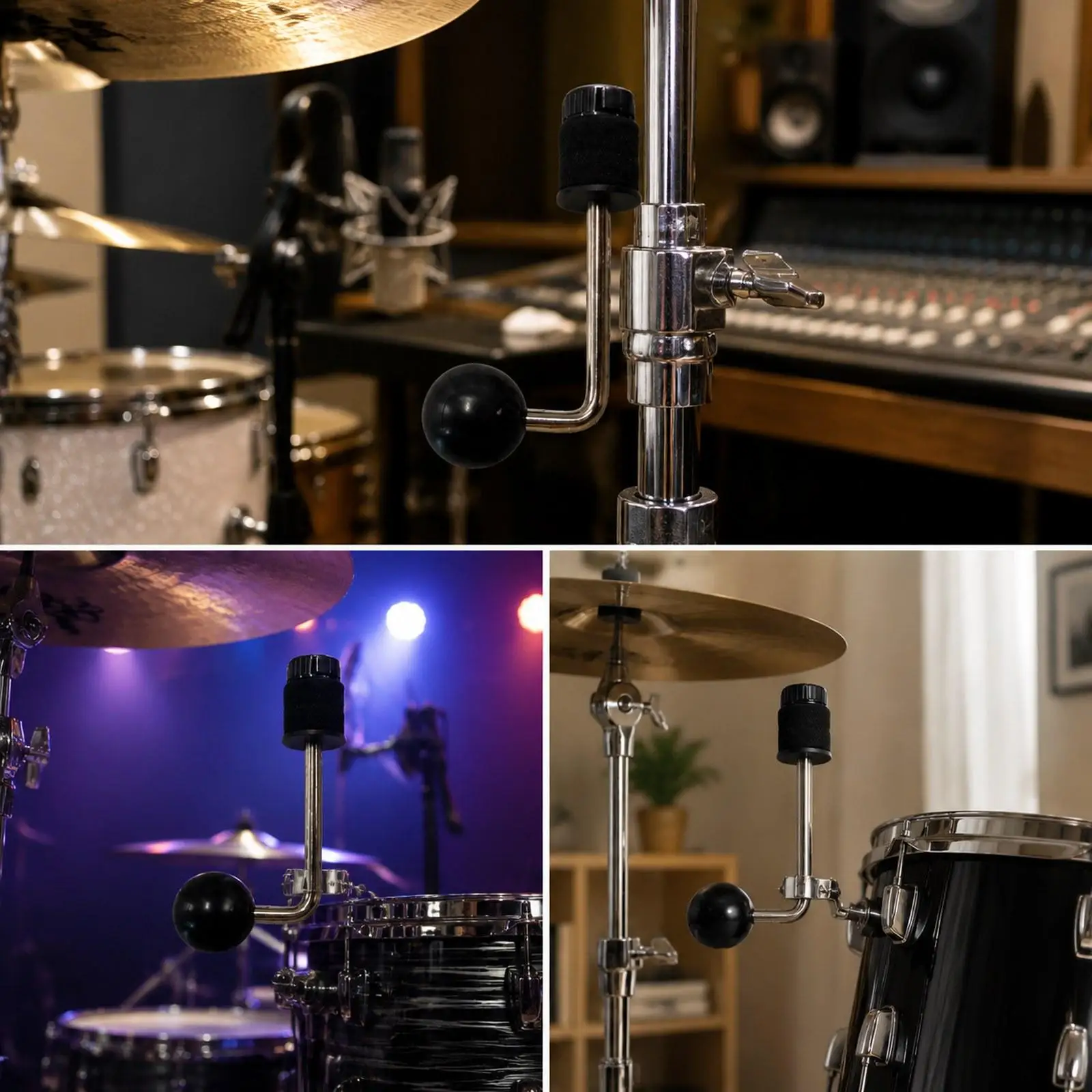 Cowbell Clamp Holder Universal Drum Parts Drum Stand Hardware for Professional Drum Set Practice