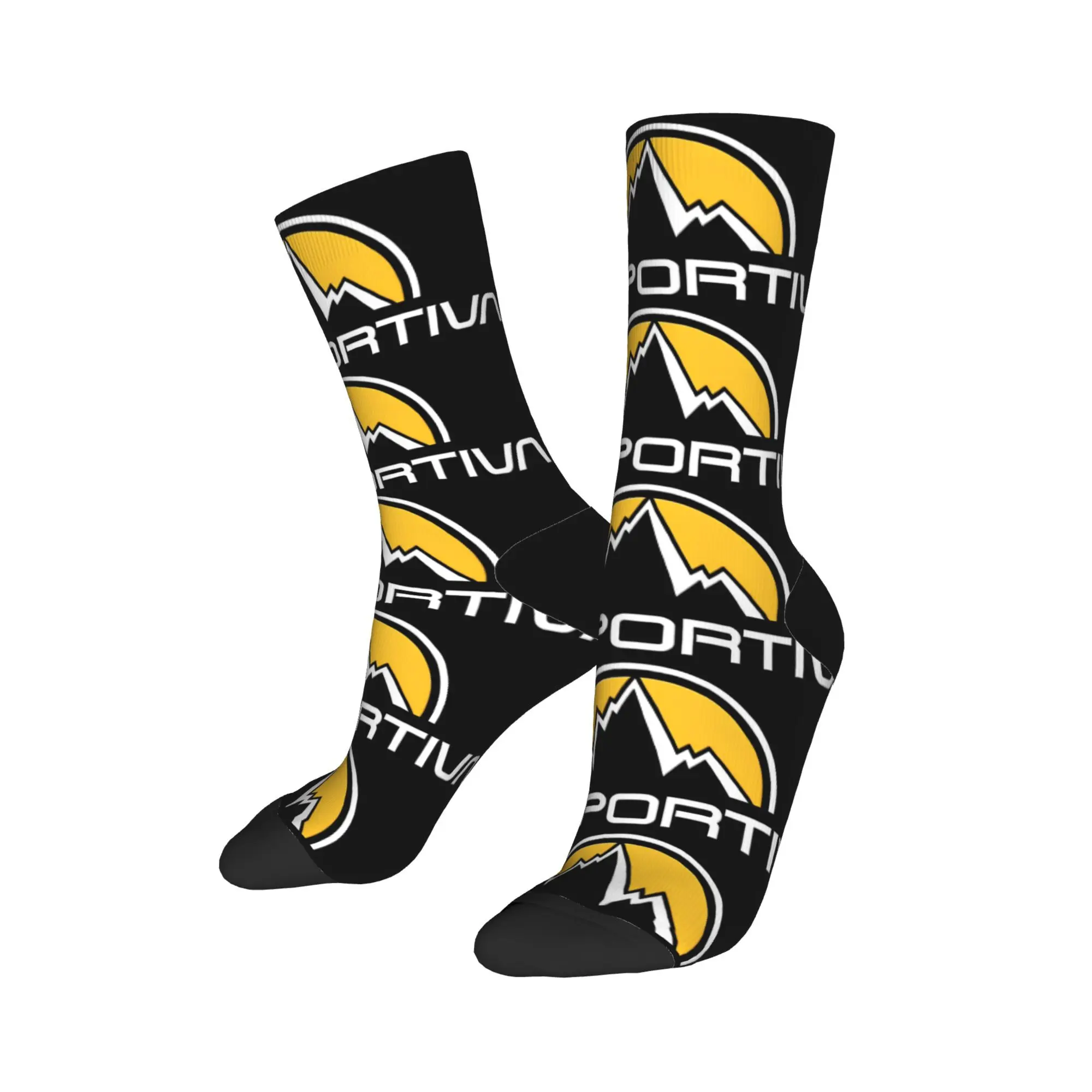 New Men's Socks Casual Sports Logo Sock Polyester La Sportiva High Quality Women Socks Spring Summer Autumn Winter