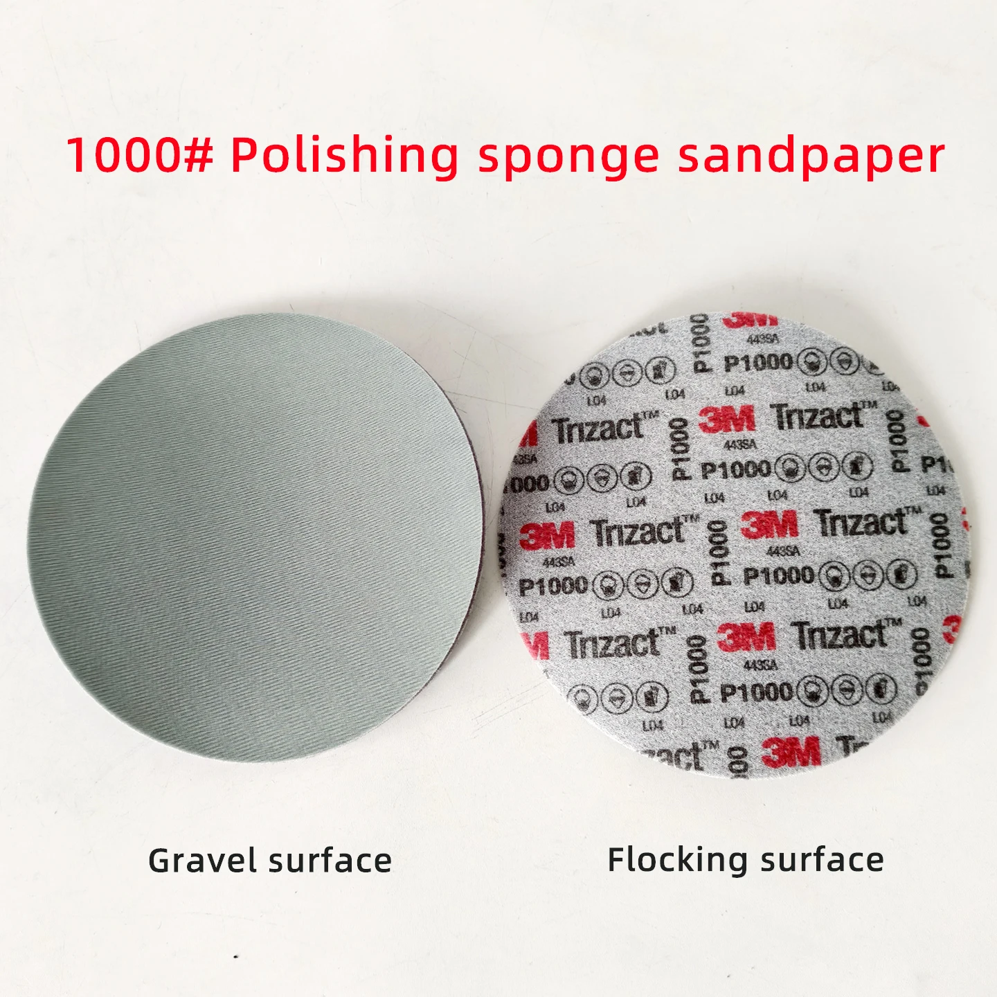 3M 02090 الهرم 6 بوصة الإسفنج الصنفرة 152 مللي متر 1000 حصى 4 مللي متر سميكة مناسبة لصنفرة السيارات وتلميع الخشب #6