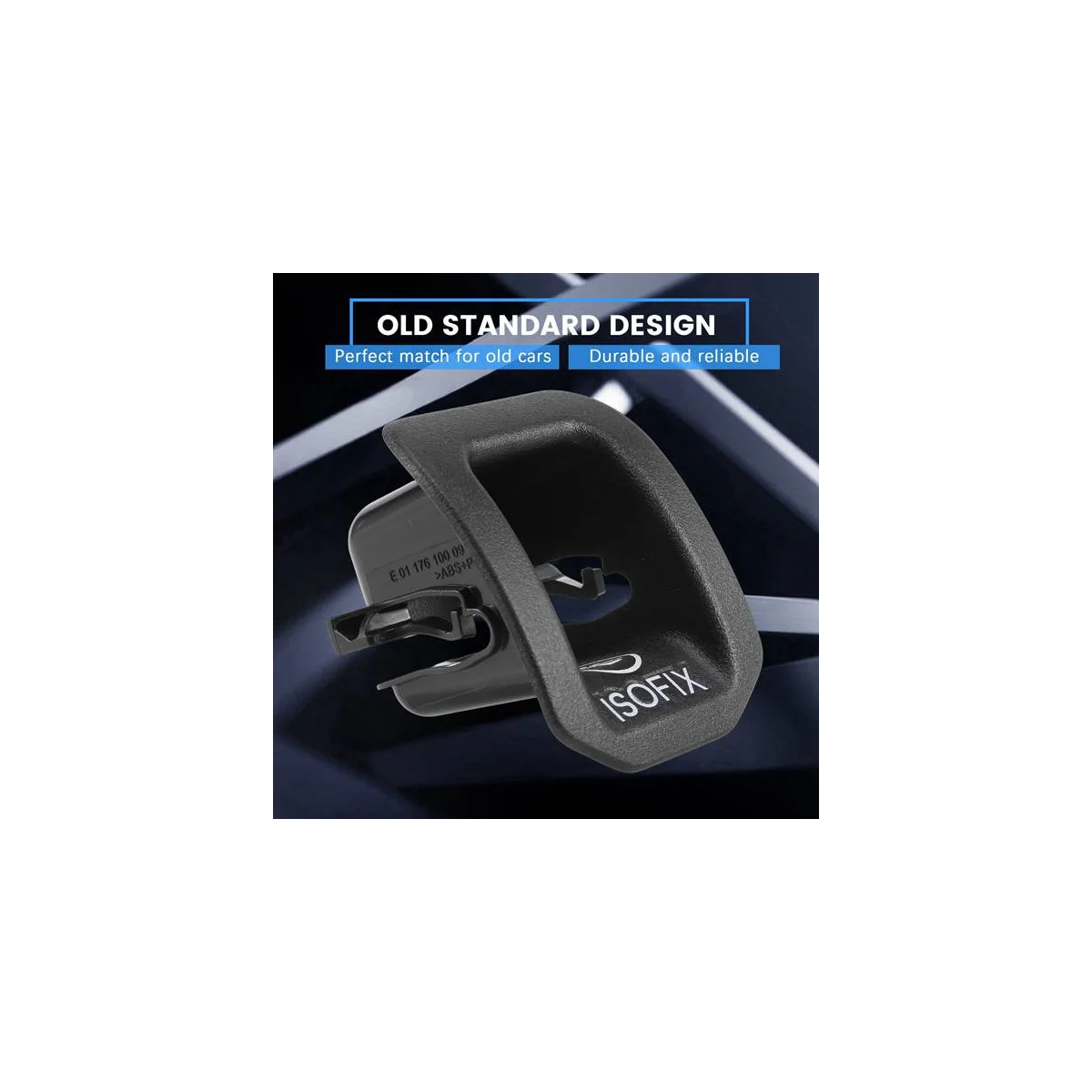 غطاء مفتاح ISOFIX لمقعد السيارة ، أسود ، CLA GLA CLA CLA W156 W177 W176 A1769230100