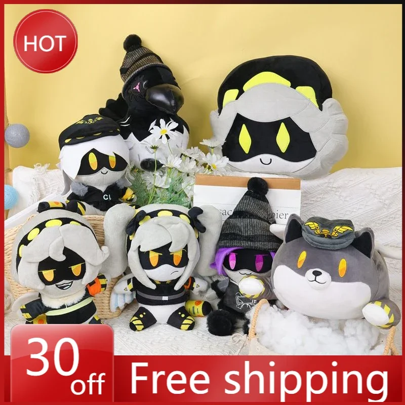 25cm MURDER DRONES Plush Cyn Kawaii Crow Girls Uzi Doorman Cartoon Anime Character Soft Stuffed Doll Collection Christmas Gifts