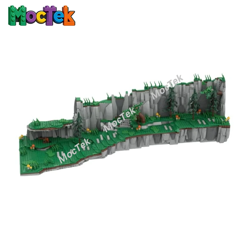 

Zelda Style Fantasy Game Scene MOC Construction Bricks Village Castle Model Assembly Set Adult Display