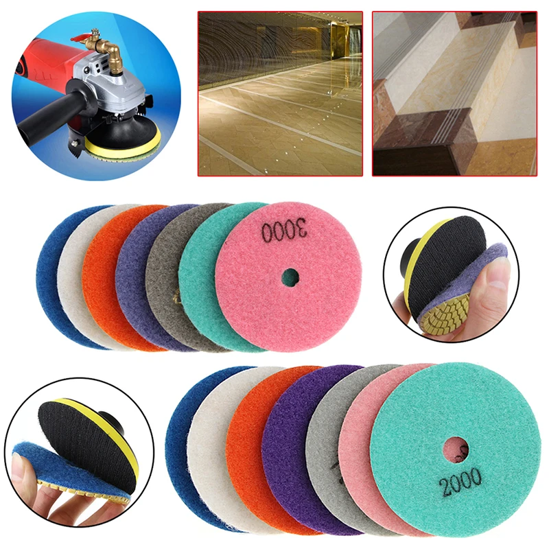 8 cái Tuổi thọ cao hơn Đá mài Đĩa tân trang  Đĩa mài kim cương mềm M4YD