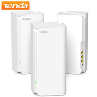 Tenda AX5400 Mesh Gigabit Router WiFi6 Nova EM/MX15 Pro 7300 sq.ft Coverage Whole Home Wi-Fi6 Repeater System Tri-core 160 MHz