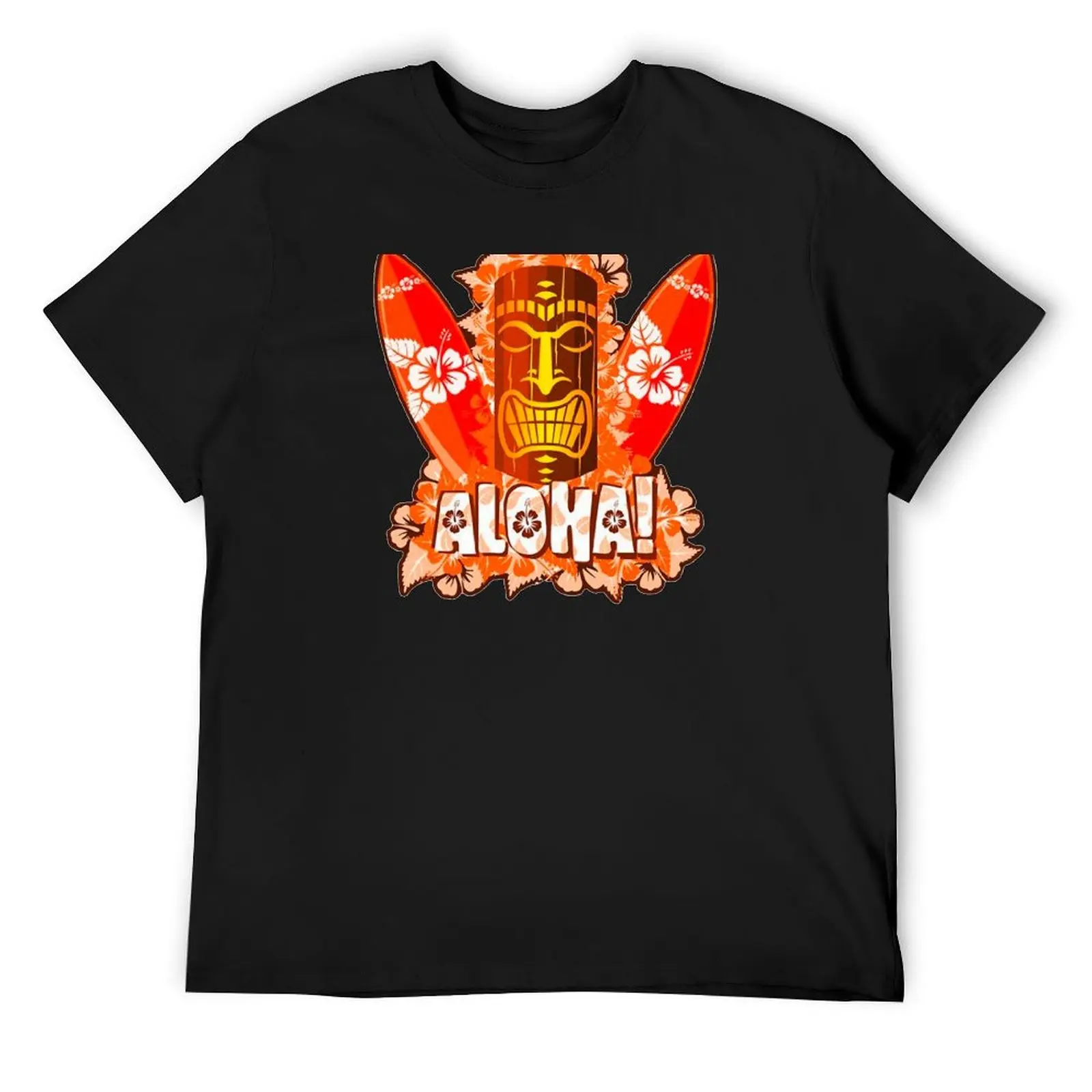 

Aloha tiki T-Shirt vintage graphic tee vintage clothes mens graphic t-shirts big and tall