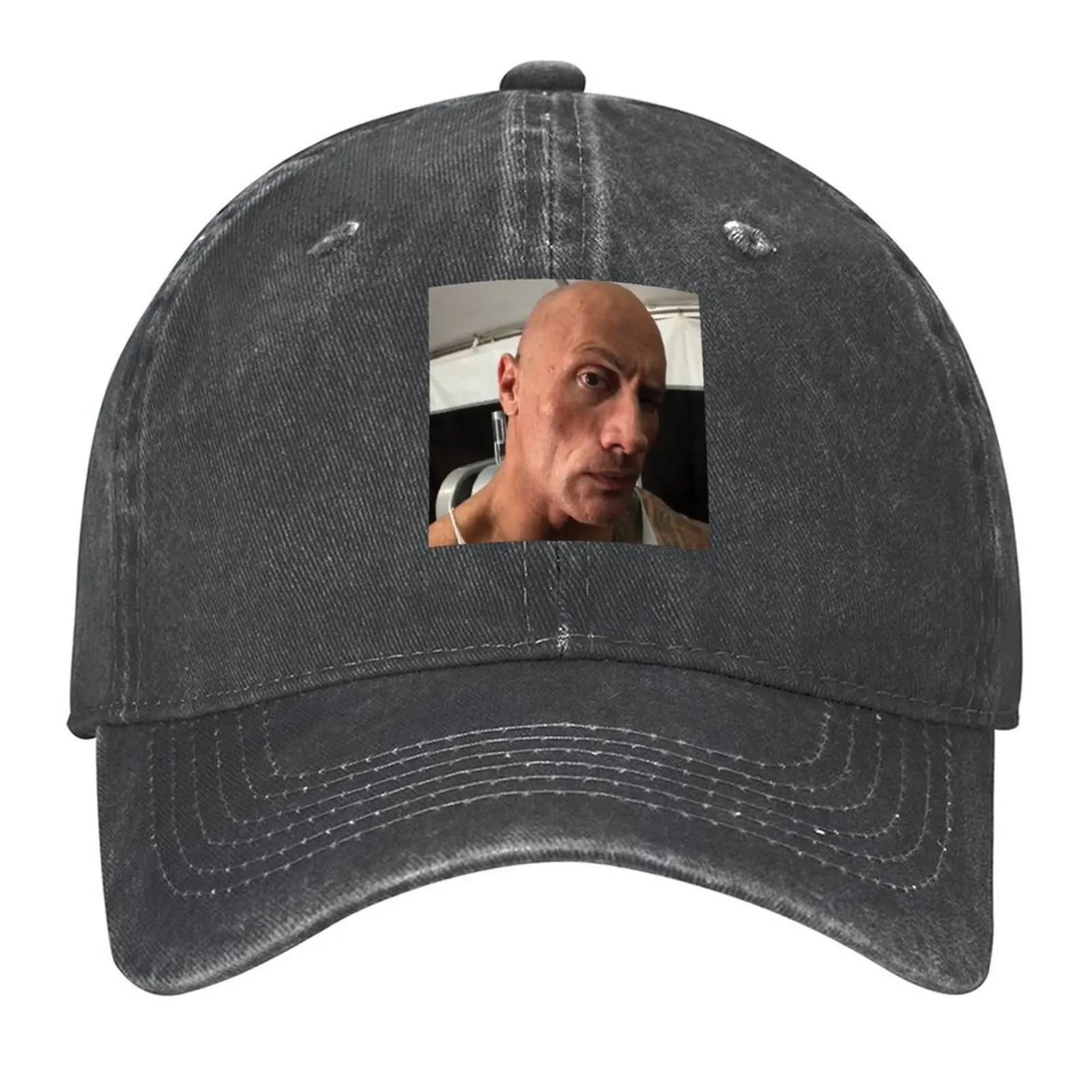 

Dwayne The Rock Johnson eyebrow raise meme Baseball Cap Mountaineering birthday golf hat genuine Woman Men's