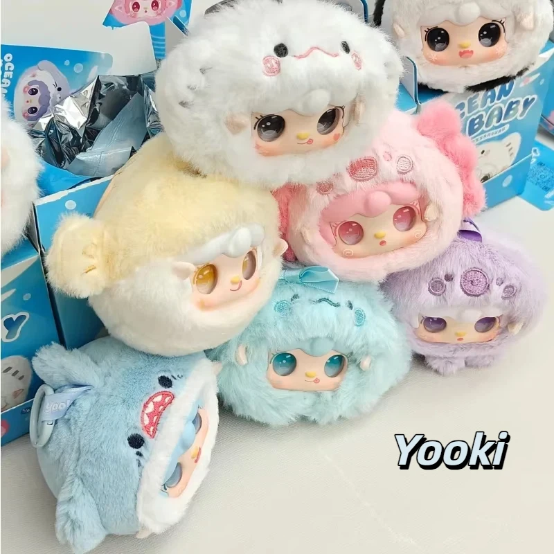 

Yooki V6 Ocean Baby виниловая плюшевая слепая коробка трендовая игрушка милая плюшевая кукла сумка очаровательный брелок орнамент подарок на день рождения для девочки загадочная коробка