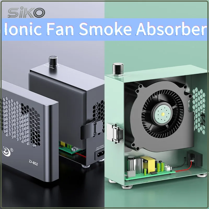 

Professional Soldering Fume Extractor Ultra-Quiet Ion Fan with 2-Year Warranty Easy Filter Replace Dust Collector for electronic