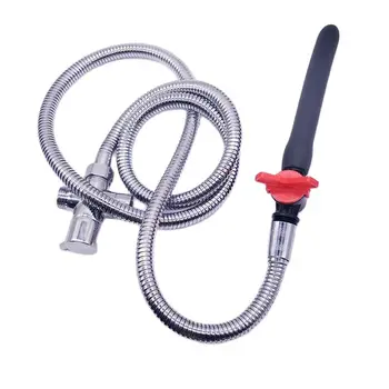 남녀공용 항문 샤워 실리콘 질 관장 주사기, 항문 직장 질 클리너, 비데 액세서리, 89 ml, 160 ml, 224ml 