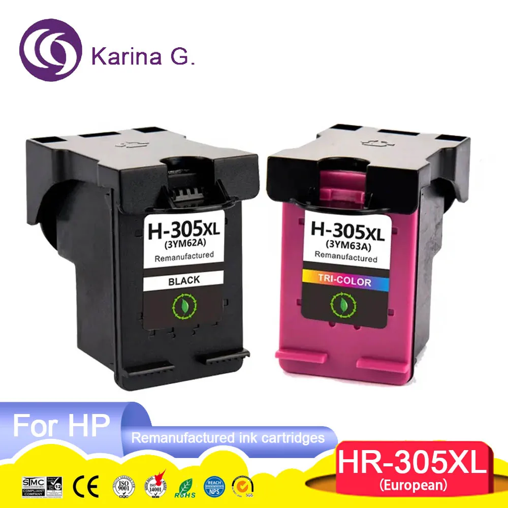 

305 XL 305XL для HP305XL картридж цветной восстановленный струйный картридж для HP305 для принтера HP DeskJet 2710/2720 4110