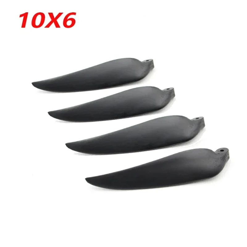 

2Pairs/4Pcs 10x6 1060 Folding Propeller Prop Blade Precision For RC Powered Glider Plane Multirotor Quadcopter Parts