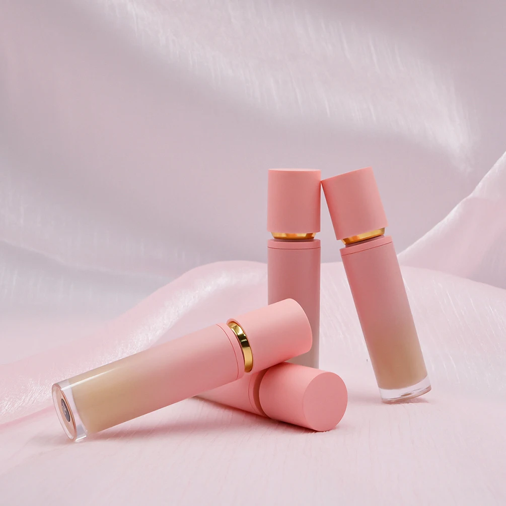 Private Label Liquid Concealer Long-lasting Waterproof Spot-covering Brighten Custom Logo Wholesale Vegan Pink Packaging Makeup