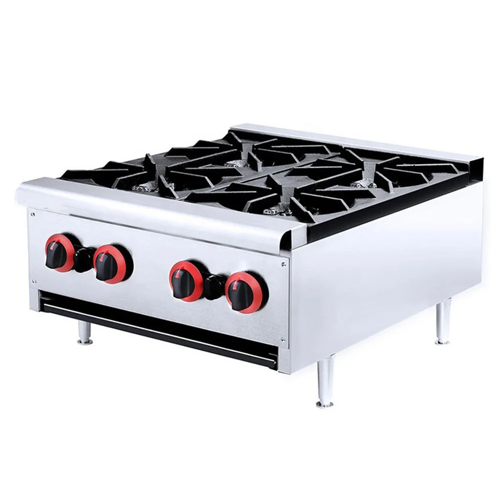 Professional Commercial Table Top 2 Burners Gas Stove For Sale