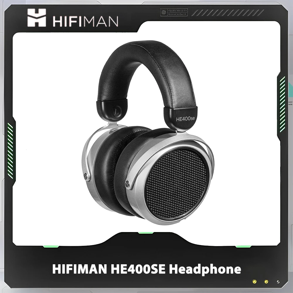 HIFIMAN HE400SE سماعة رأس غير مرئية مغناطيسية طبعة مفتوحة لوحة الحجاب الحاجز HIFI حمى سماعات الرأس الموسيقى سماعات عالمية
